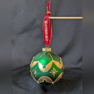 Waterford Heirlooms Christmas Glass Ornament
